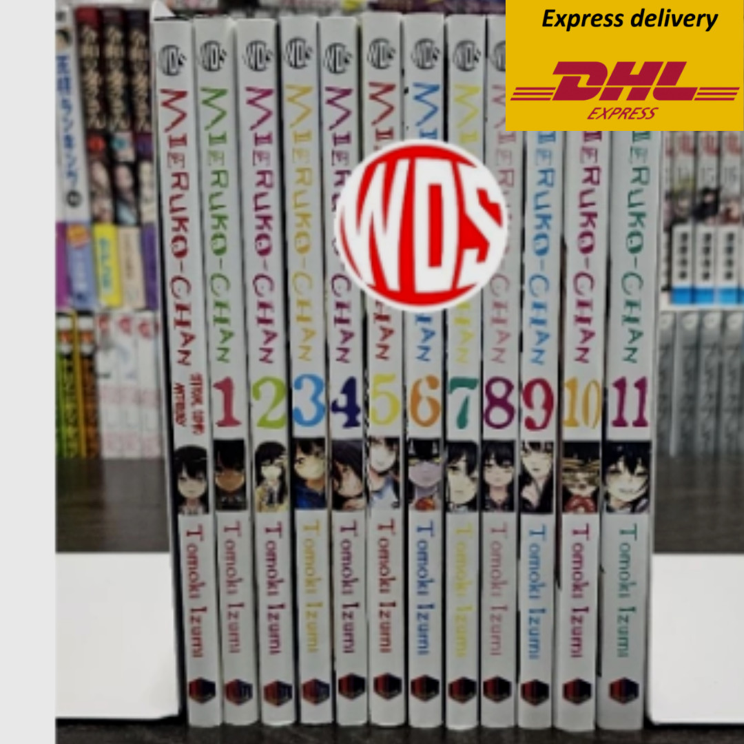 Conjunto Manga Mieruko Chan Volumen 1-11 Inglés Nuevo por Tomoki Izumi - DHL Express