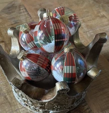 Joy To The World Nativity Gold Tone Resin Bowl Tabletop Decor Christmas