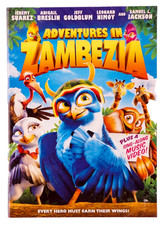 Adventures in Zambezia New Sealed 2013 DVD Abigail Breslin Jeff Goldblum Kai