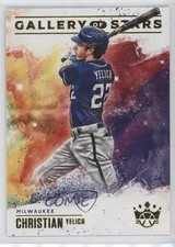 2022 Panini Diamond Kings Gallery of Stars Christian Yelich #GS-11 0x4v