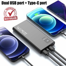 1000000mAh Power Bank Portable Charger Phone Battery Pack 22.5W Fast Charging US