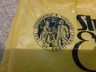 VTG Strawbridge & Clothier Bag - Yellow with Black writing- Approx.  19" x 25" — photo 4