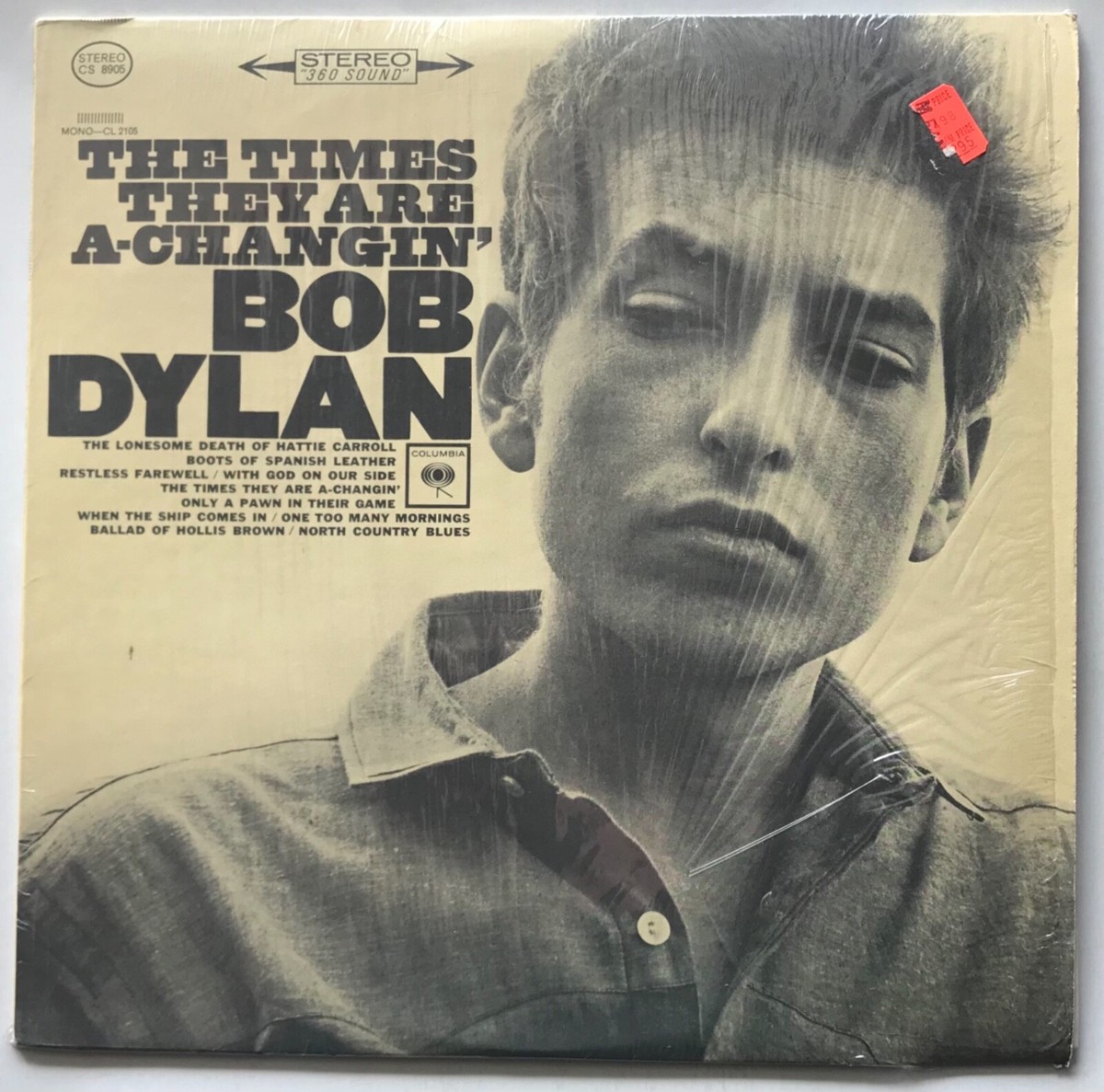 Bob Dylan - The Times They Are A-Changin' - 1971 - Vinyl LP
