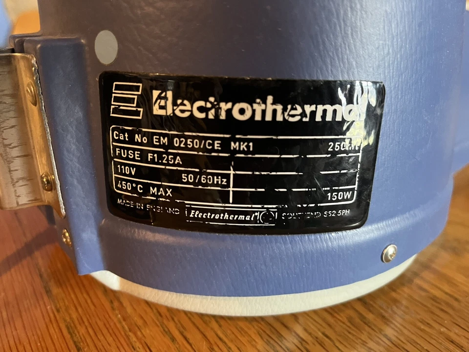 Electrotermal Electromantle MV 250 ml Manto de calefacción EMV 0250/CE MK1 Foto 2 de 2