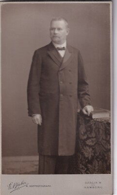 E. Bieber gr. KAB - Herrenportrait - Berlin 1900/10