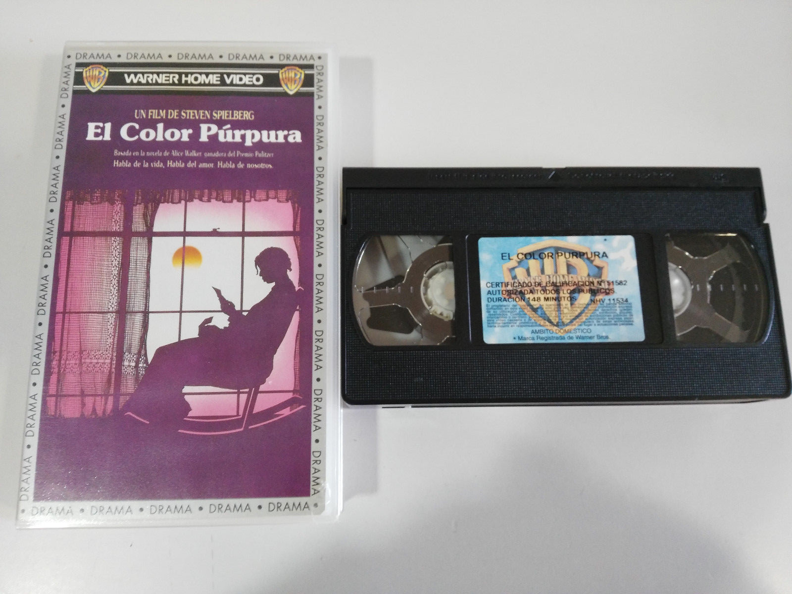 El Color Purpura Steven Spielberg Danny Glover - Vhs Cinta Tape Español