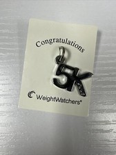 5K Weight Watchers Charm Award Key Ring NEW WW RUN walk Jog Activity Celebrate 