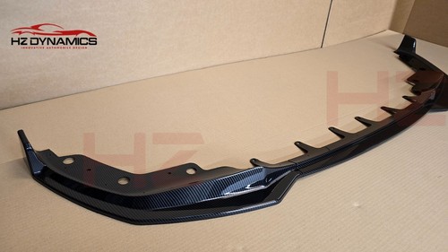 CARBON LOOK 3 PIEZAS MP LABIO DELANTERO BMW SERIE 3 G20 G21 M SPORT 2018 2021 UK - Imagen 7 de 13