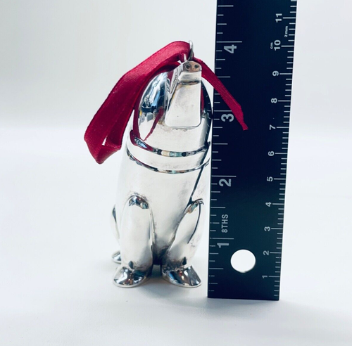 Vintage 4" Polar Bear Cocktail Shaker Ornament ~ Restoration Hardware - Picture 8 of 8