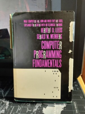 Computer Programming Fundamentals Herbert Leeds Gerald Weinberg 1961 Ships Free