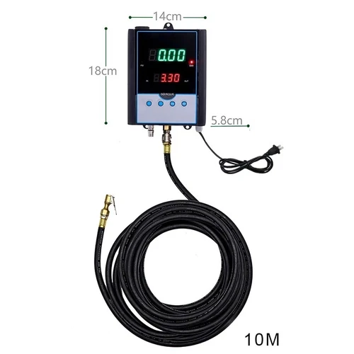 New Wall-Mounted Car Tyre Inflator Preset Pressure Digital Tire Inflation Tool - Picture 2 of 6