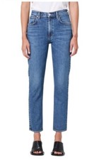 AGOLDE  Merrel  Blue Mid Rise Straight Denim Cotton Jeans - Cinema Size 29 