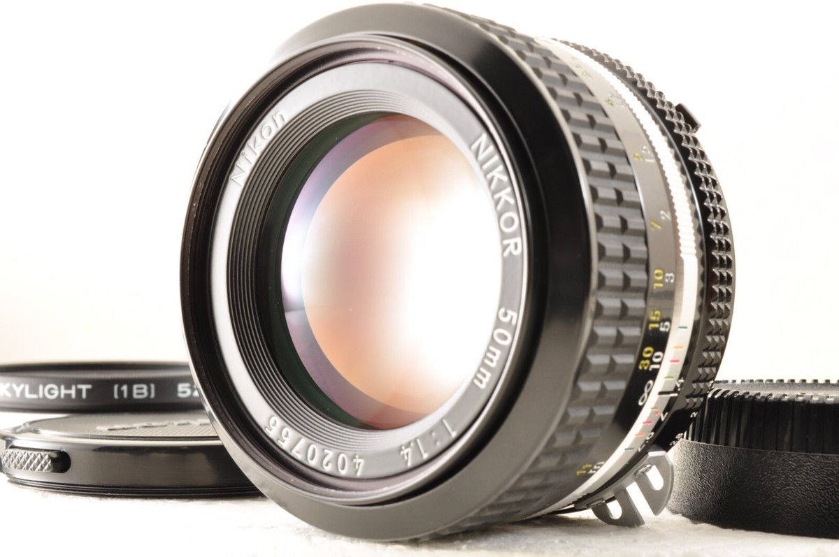 Nikon Ai Nikkor 50mm f/1.4 MF Prime Standard Lens Near Mint