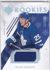 18/19 ULTIMATE..TRAVIS DERMOTT..ULTIMATE ROOKIES JERSEY../399..# 88..MAPLE LEAFS