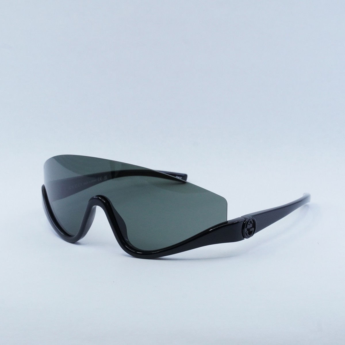 New, GUCCI Sunglasses GG1650S 001 Authentic NEW GG1650S 001 GUCCI BLACK SHIELD WOMEN GUCCI SUNGLASSES | eBay main image 4