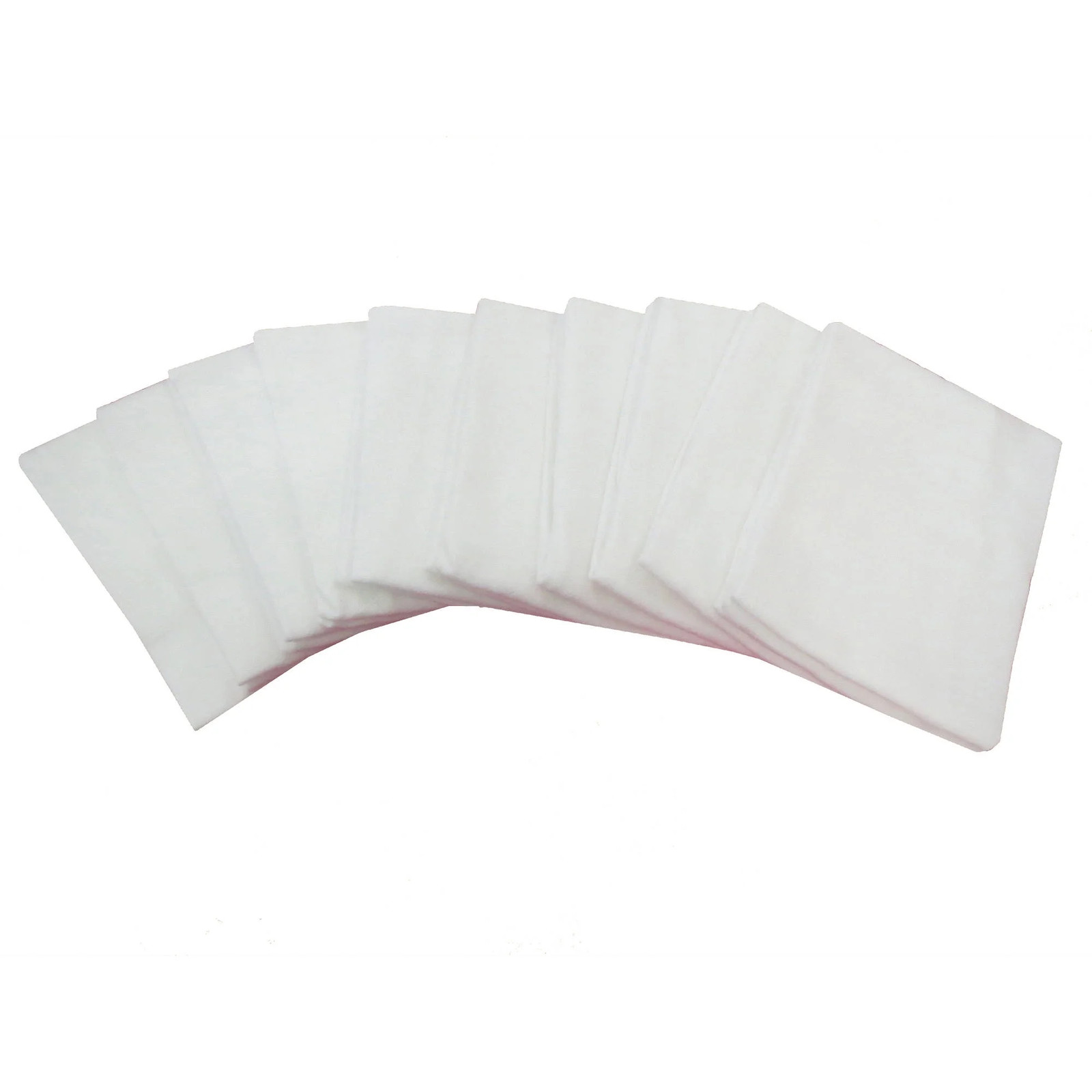 Set White 100% Cotton Large Clean 28"x29"