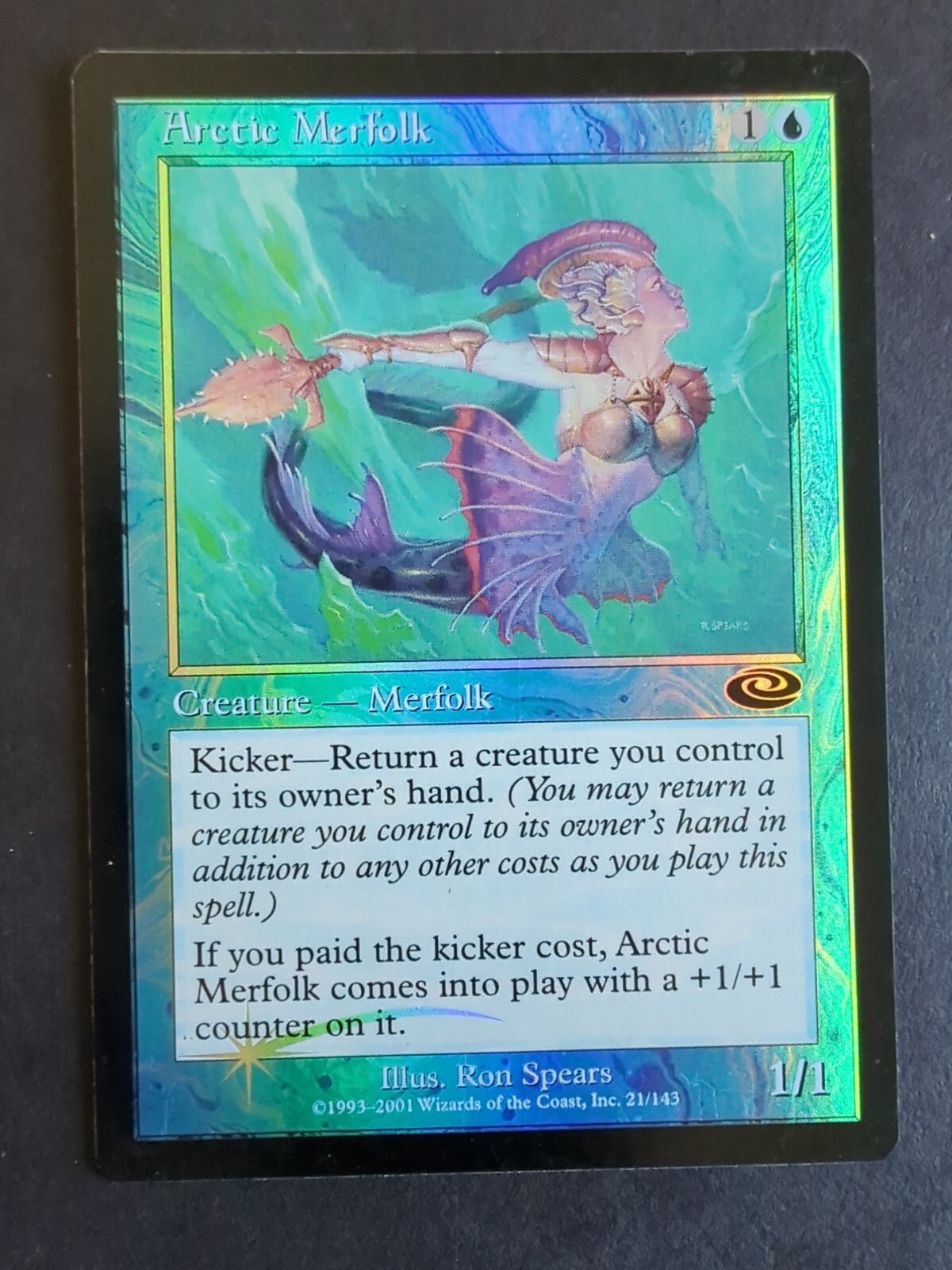 Arctic Merfolk - Foil Planeshift LP MTG