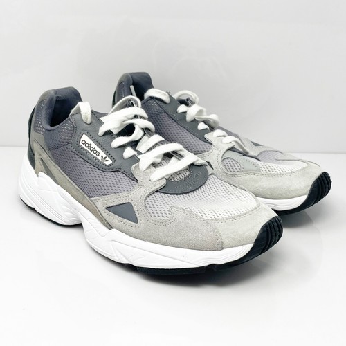 Adidas Womens Falcon EE5106 Gray Casual Shoes Sneakers Size 9.5 | eBay