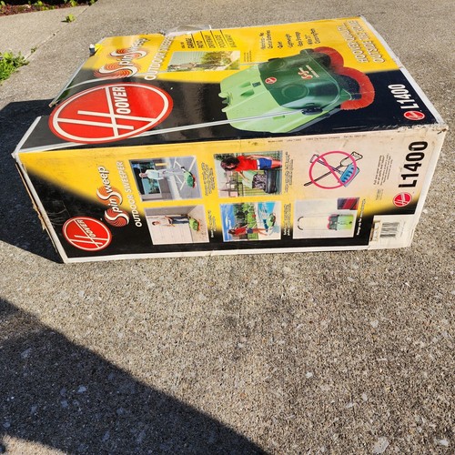 NEW Hoover L1400 Spin Sweep Pro Outdoor Garage Sweeper 21" NOS Quiet Lightweight - Picture 5 of 18