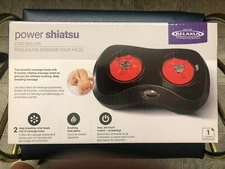 Power Shiatsu Foot Roller & Massager by Relaxus w/ Heat Option 