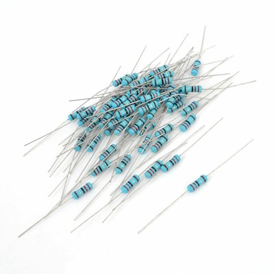 60 Stücke 1/2W 1% 2.2 Ohm feuerfest Axial Metallschicht Widerstand Sortiment