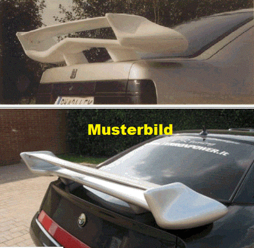 Heckspoiler Heckflügel Spoiler XXL Tuning passend für Honda CRX Targa PP25122 - Bild 7 von 7