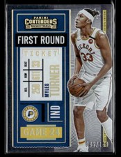 Myles Turner #'d /149 - 2020 Panini Contenders First Round Ticket #57 Pacers