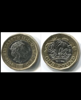 2018 United Kingdom Queen Elizabeth II One Pound Coin | eBay