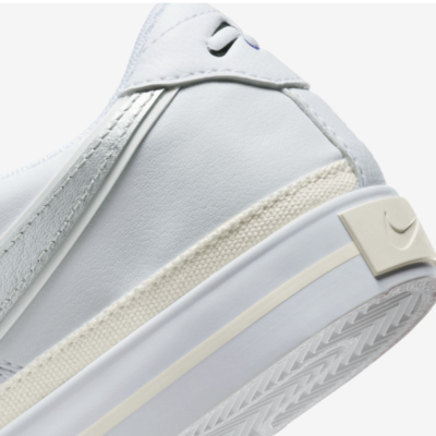 Nike Women's Court Legacy Shoes 'White Metallic Silver' DX3216-100