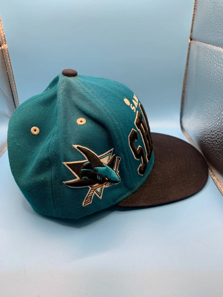San Jose Sharks Snapback Cap Blue Men's One Size Adjustable Zephyr NHL - Image 2 of 4
