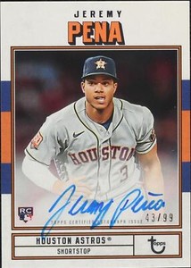 Jeremy Pena Autograph | eBay