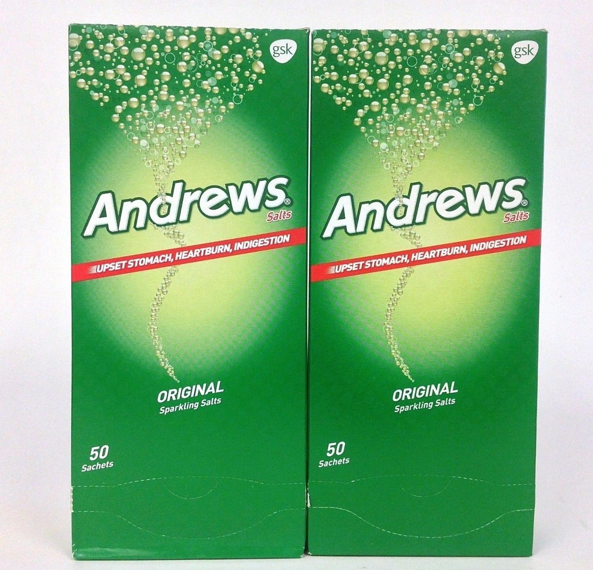 2 ANDREWS SALTS ✓FOR HEARTBURN x 50 | eBay