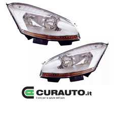 COPPIA FARI FANALE PROIETTORE ANTERIORE SX DX CITROEN C4 PICASSO DAL 2007 AL 10