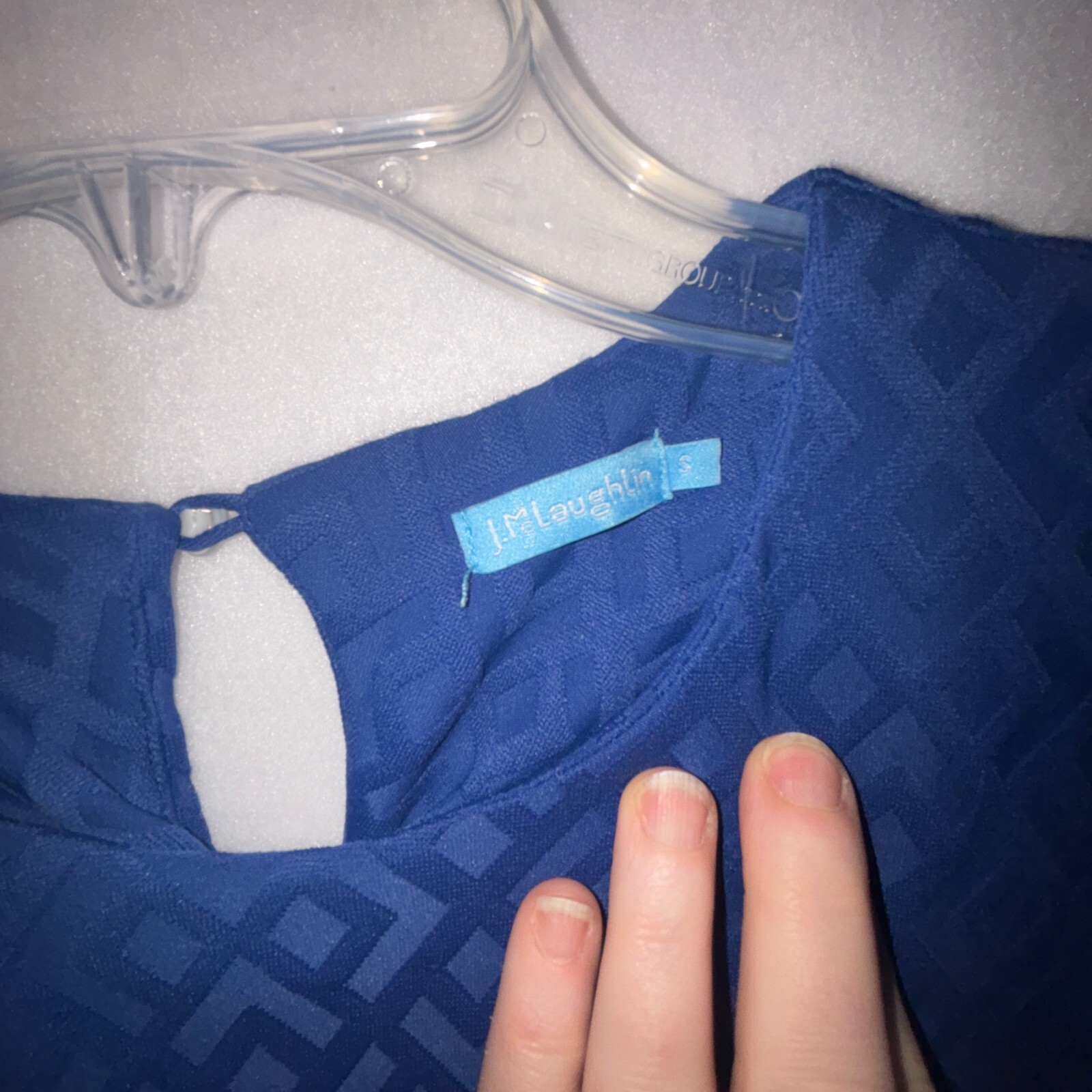 J McLaughlin Catalyst Blue Pattern Sheath Dress w… - image 4