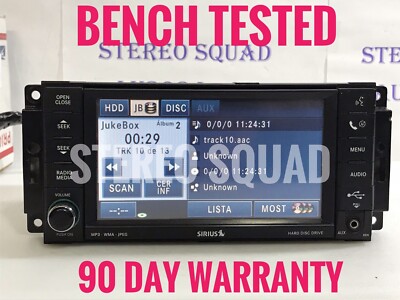 07-09 DODGE MyGig REN Low-Speed Radio CD DVD MP3 AUX Player OEM   CH820