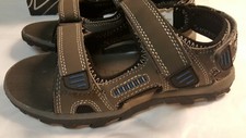 BOY'S MAX AND JAKE NILE SPORT SANDALS COLOR GREY SIZE YOUTH 3 MEDIUM