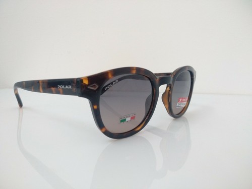 Polar occhiale marrone POLARIZZATO tipo Moscot rotondo celluloide ovale - Foto 7 di 9