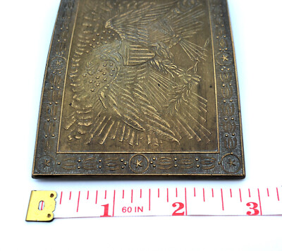 Retro Wilkinson Export Brass American Eagle Stars Stripes 