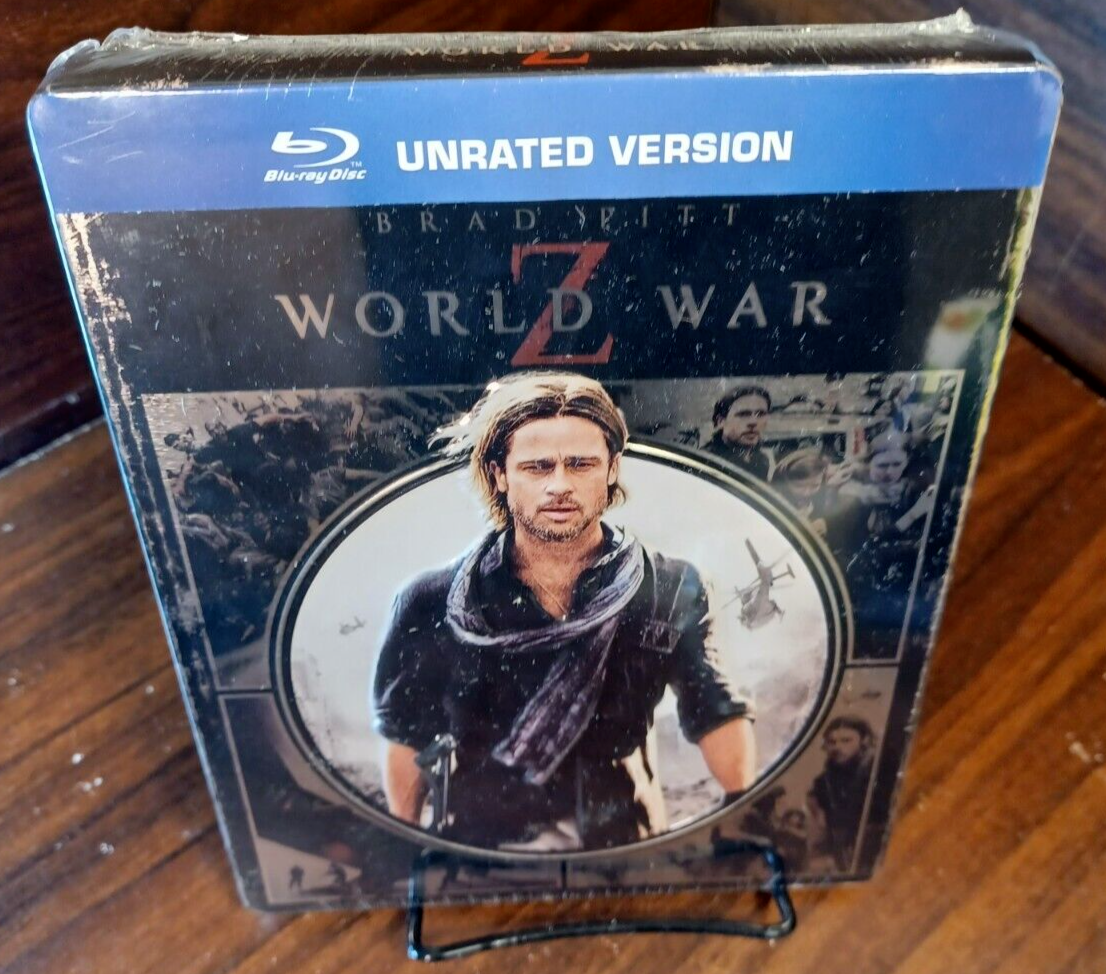 WORLD WAR Z Unrated Version (Embossed Metalpak Steelbook) NEWBox