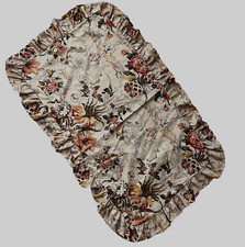 Ralph Lauren Guinevere king pillow SHAM ruffle medieval floral 20" x 35" rose D