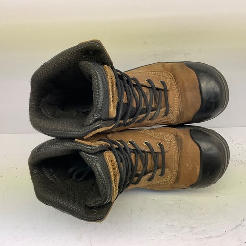 Botas de trabajo Dakota para mujer 8" cuatro básicas punta de acero placa compuesta 8006 tostadas 9M - Imagen 4 de 9