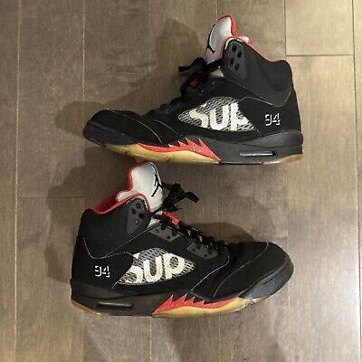 Size 12 - Jordan 5 Retro x Supreme Black 2015 886691325680 Size 12 - Jordan 5 Retro x Supreme Black 2015 886691325680