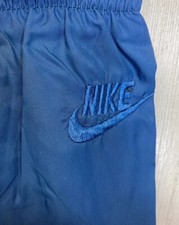 Nike Vintage 90s Gray Tag Windpants Track Pants Ankle Zip Unlined Sz M