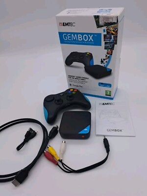 Emtec GemBox Android Games Console CPU Quad-Core 1.5GH, 1GB RAM, 16 GB FLASH