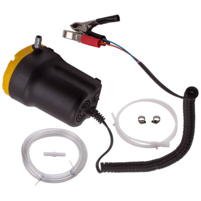 12V 60W Oil Change Pump Extractor Oil/Diesel Fluid Pump Suction Transfer 5A/60W