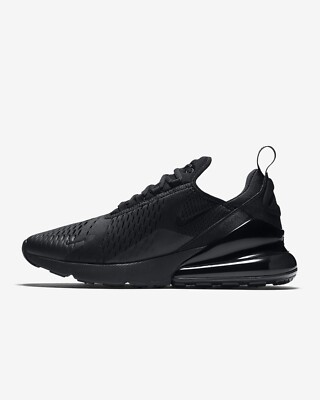 NIKE AIR MAX 270 TRIPLE BLACK SHOES SIZE MENS US8-14 PLUS TN TUNED TAILWIND TW