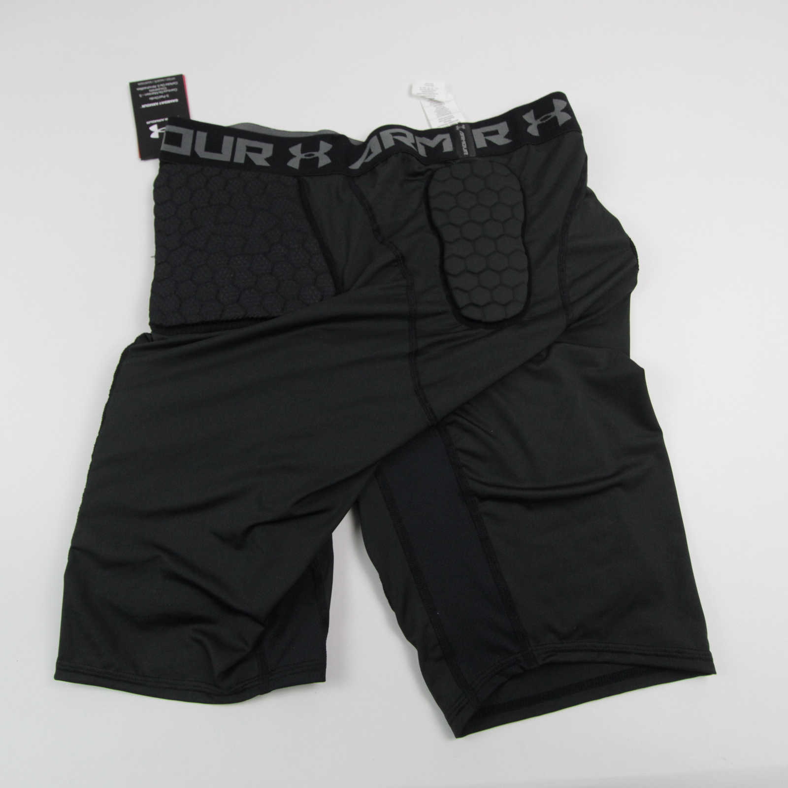 Under Armour HeatGear Padded Compression Shorts Men's Black New with