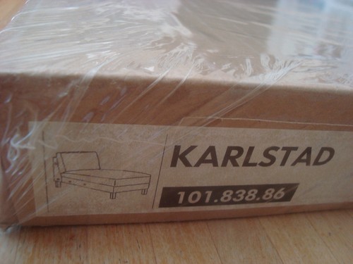 IKEA KARLSTAD COVER for Add-on Karlstad Chaise SIVIK BEIGE Slipcover NEW NOS NIB - Picture 2 of 10