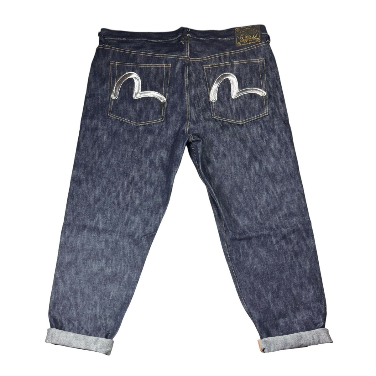 NWT Evisu Deluxe Genes Hand Dyed Indigo Selvedge Denim Boxed NWT Evisu Deluxe Genes Hand Dyed Indigo Selvedge Denim Boxed