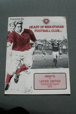 1983-84 Pre Season Friendly Hearts v Leeds United